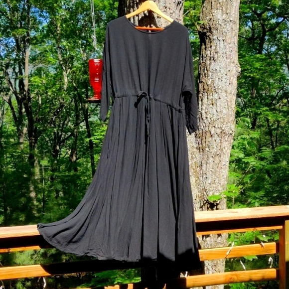 black crane Dresses & Skirts - Black Crane wool blend dress L